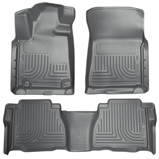 Husky Liners 10 Tundra Cew/Max Cab Front/2ND Seat Liners MPN HSK98582 For Toyota Fullsize Truck 2010-12