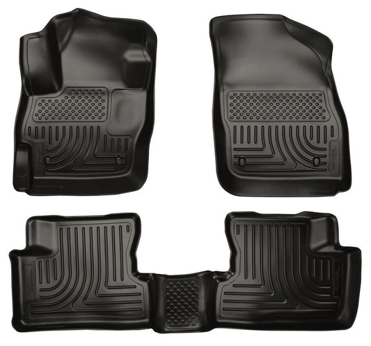 Husky Liners 10-13 Mazda 3 Front/2nd Floor Liners Black MPN HSK98631 For Mazda 2010-13