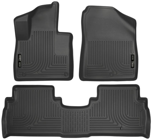 Husky Liners Front & 2nd Seat Floor L iners MPN HSK98691 For Kia 2016-20