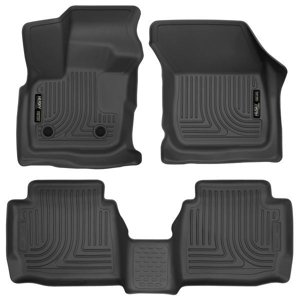 Husky Liners Front & 2nd Seat Floor L iner Weatherbeater MPN HSK98791 For Ford 2017-18