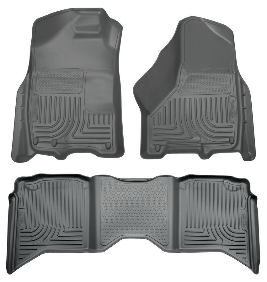Husky Liners 09- Ram 1500 Crew Cab Front/2nd Seat Liners MPN HSK99002 For Dodge Fullsize Truck RAM 2009-14