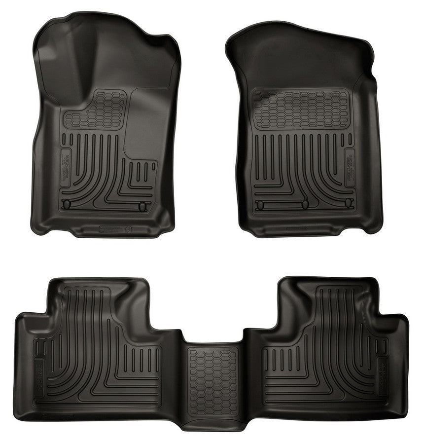 Husky Liners 11-14 Durango Floor Liners Black MPN HSK99051 For Jeep, Dodge Midsize SUV, Cherokee, Grand Cherokee 2011-14