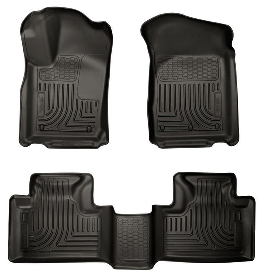 Husky Liners 11-14 Durango Floor Liners Black MPN HSK99051 For Jeep, Dodge Midsize SUV, Cherokee, Grand Cherokee 2011-14