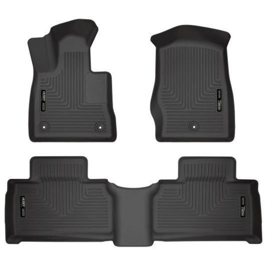 Husky Liners Front & 2nd Seat Floor L iners MPN HSK99321 For Ford Midsize SUV 2020