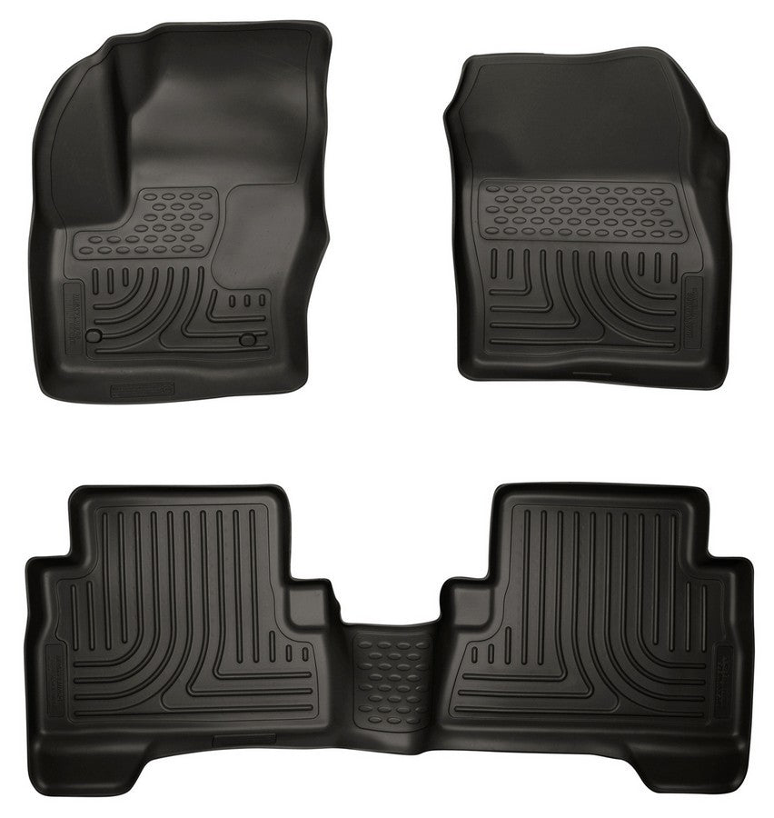 Husky Liners 13- Ford C-Max Front/ 2nd Floor Liners Black MPN HSK99741 For Ford 2013-16