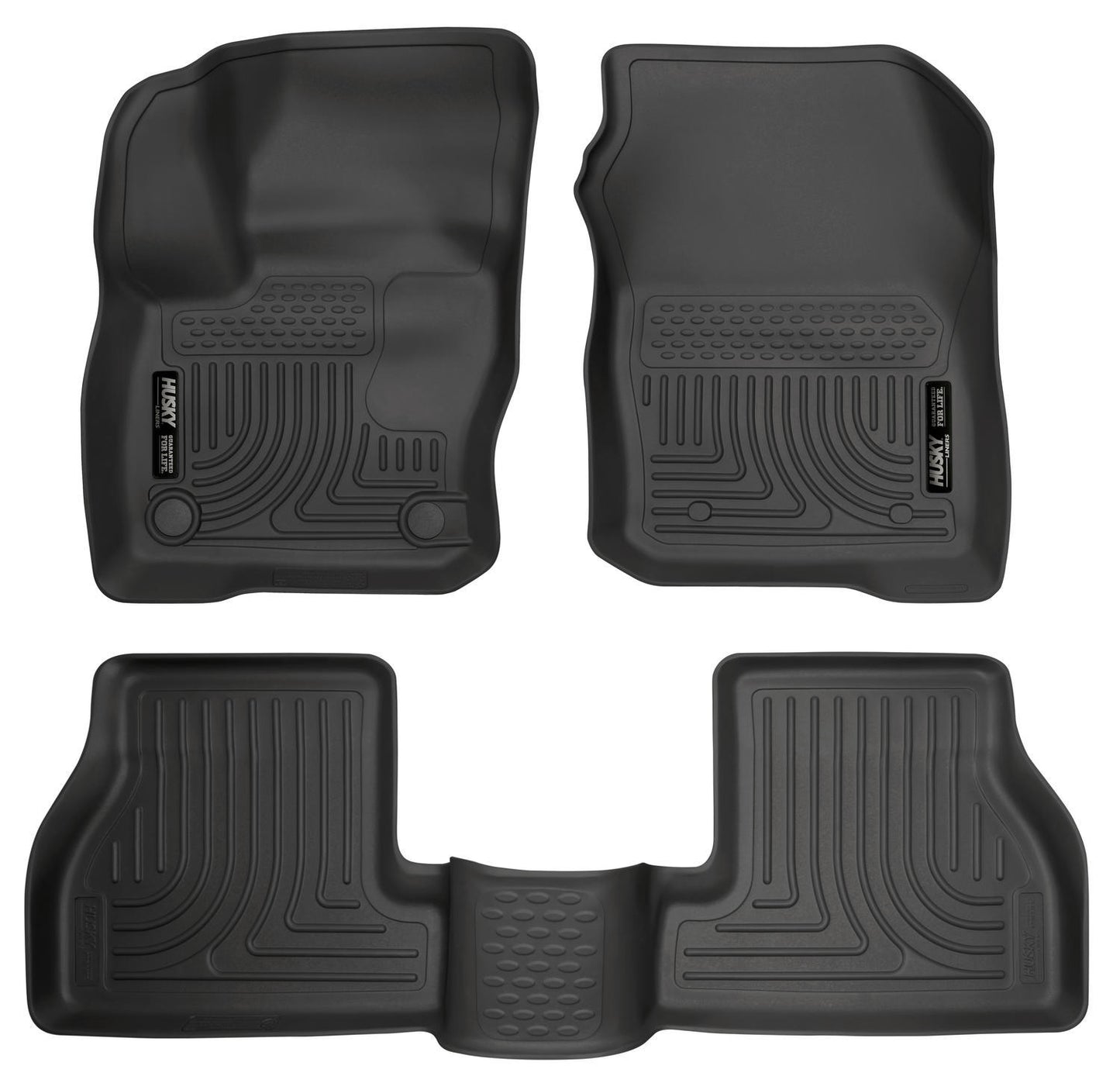 Husky Liners Front & 2nd Seat Floor Liners MPN HSK99771 For Ford Focus 2016-18