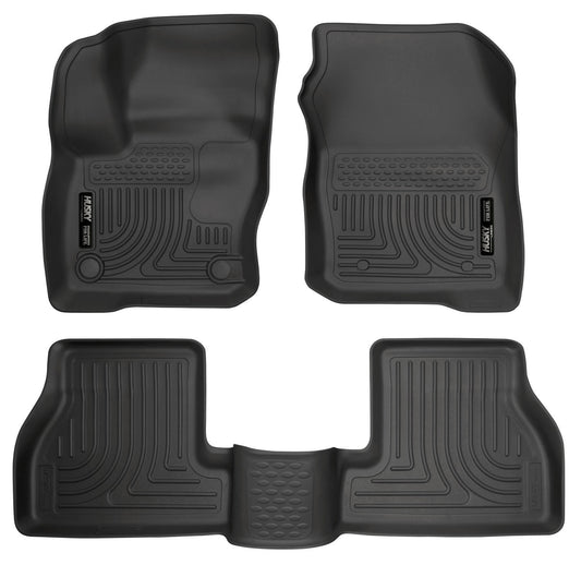 Husky Liners Front & 2nd Seat Floor Liners MPN HSK99771 For Ford Focus 2016-18