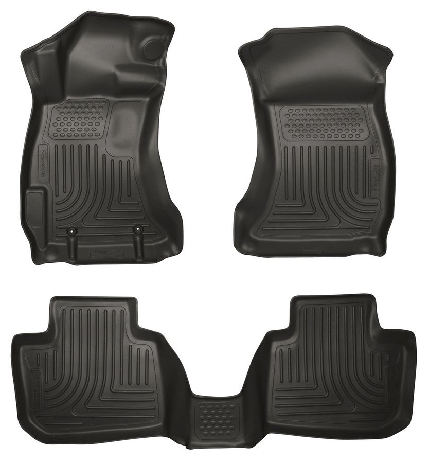 Husky Liners 12- Subaru Impreza Front /2nd Floor Liners Black MPN HSK99801 For Subaru Impreza 2012-16