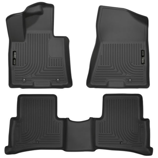 Husky Liners Front & 2nd Seat Floor L iners MPN HSK99891 For Kia 2017-22
