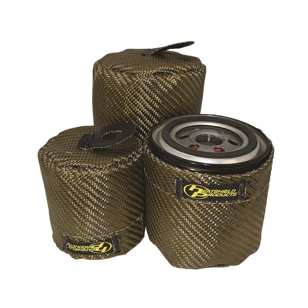Heatshield Products Oil Filter Heat Shield Ford 5.0 Coyote MPN HSP504704 For Ford Coyote