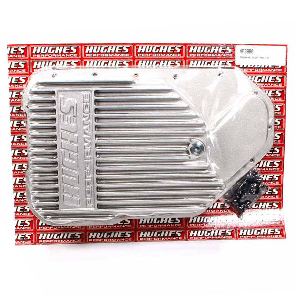 Hughes Performance Aluminum Trans Pan Deep GM TH200R4 MPN HUGHP3880