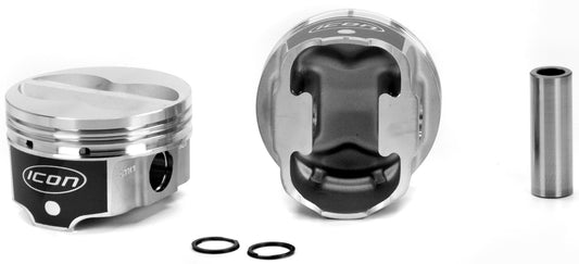 Icon Pistons  ICON FHR Piston - Chevy  350  Rod 5.700  Flat Top IC10004-.040