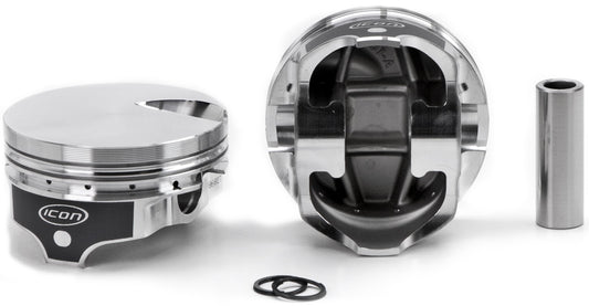 Icon Pistons  BBC FT Forged Piston Set 4.310 Bore -3.0cc IC785.060