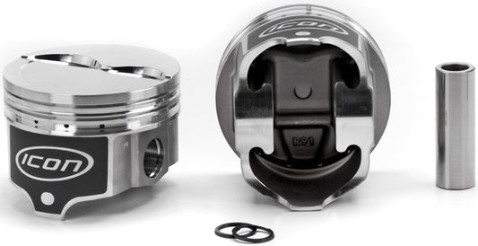 Icon Pistons  BBM Dished Piston Set 4.350 Bore  -12cc IC836.030