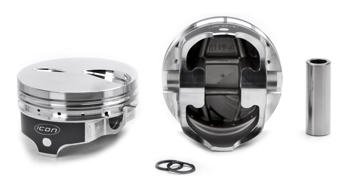 Icon Pistons  BBF 460 FT Forged Piston Set 4.420 Bore -3.4cc IC859.060