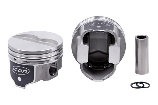 Icon Pistons  BBM FHR Forged Piston Set 4.350 Bore -5.6cc IC9953.030