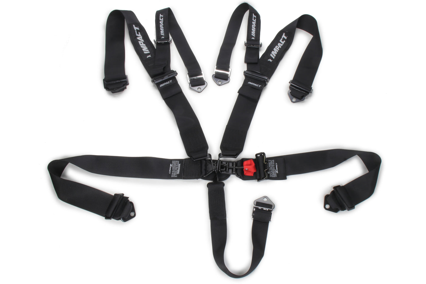 Impact Racing 5-pt Harness System L&L w/HANS Double Shoulder MPN IMP51111111HANS-1