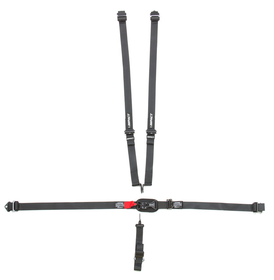 Impact Racing 5pt 2in Harness L/L P/D Ind Shld Fixed Right Lap MPN IMP51115222