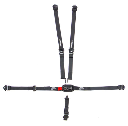 Impact Racing 5pt Jr Harness L/L Ind Shldr P/U Fixed Left Lap MPN IMP52116661