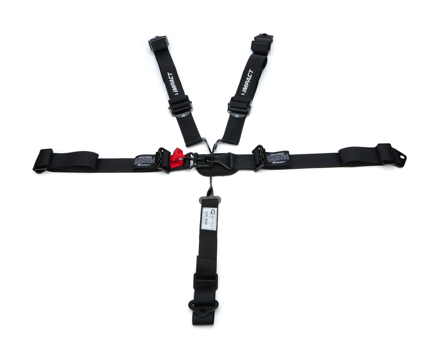 Impact Racing Restraint 5-PT L/L 2in P/D Both Lap Ind Shldr MPN IMP53112222