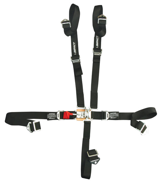 Impact Racing Harness 5pt 2in L&L PD Ind Shld Blt-In SFI16.1 MPN IMP53119222