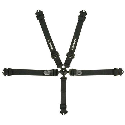 Impact Racing 5-PT Harness 2in Camlock Integral Lap Adjuster MPN IMP57349226