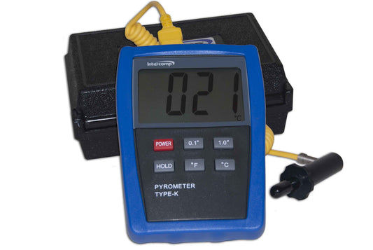 Intercomp Digitial Pyrometer w/Probe and Case MPN INT360012