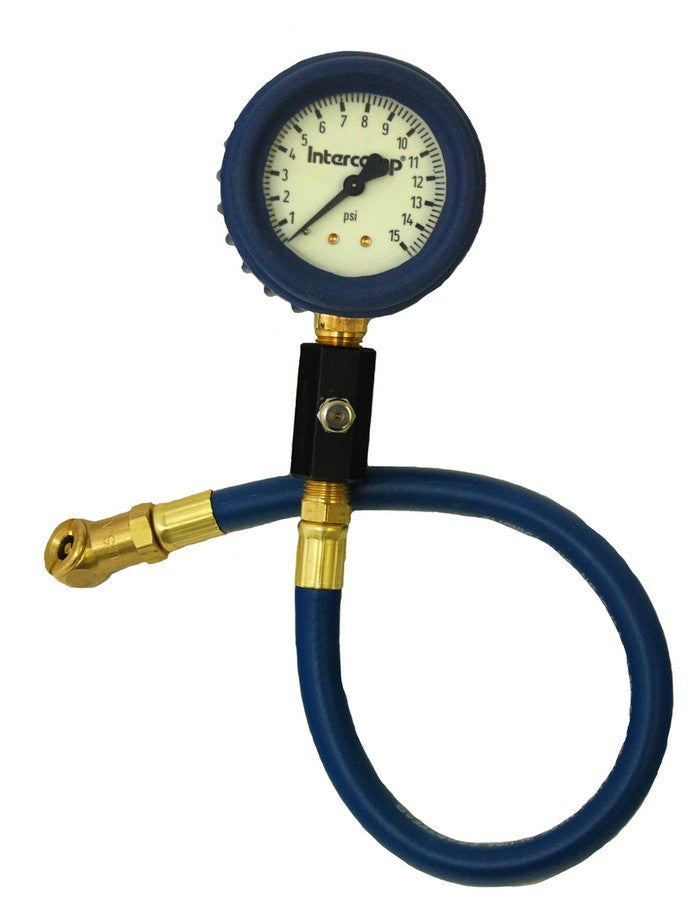 Intercomp  Deluxe Air Gauge 2.5in 0-15 Glow-in Dark 360068