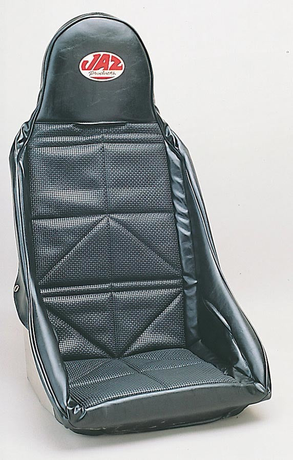 Jaz Drag Race Seat Cover Black Vinyl MPN JAZ150-301-01