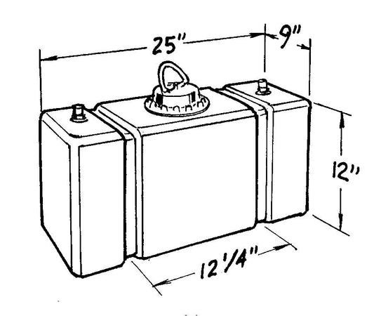 Jaz  10-Gallon C/T Fuel Cell  200-010-01