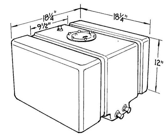 Jaz  16-Gallon Drag Race Cell  250-116-01