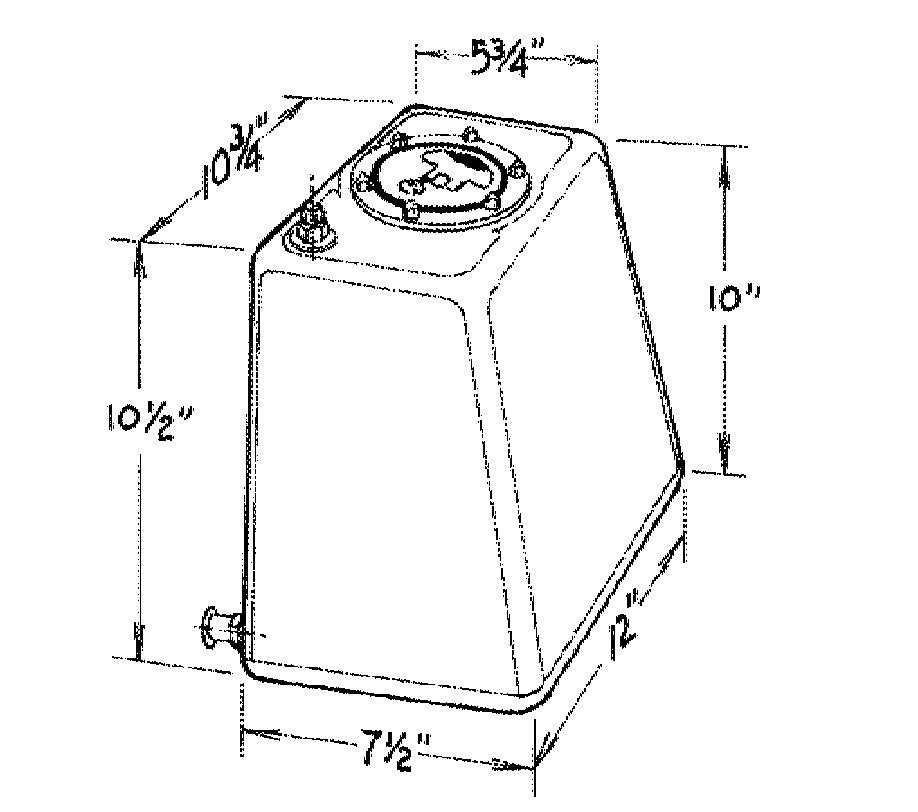 Jaz  3-Gallon Econo Rail Fuel Cell 290-103-01