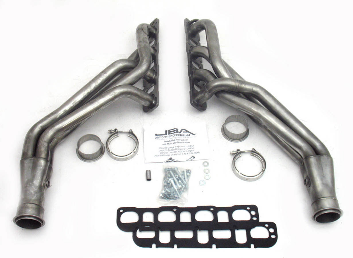 Jba Performance Exhaust Headers - 08-09 6.1L Challenger MPN JBA6965S For Chrysler, Dodge, Mopar Challenger, Gen III 2005-21
