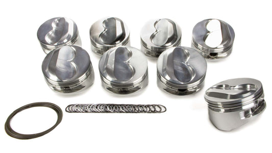 Je Pistons SBC Domed Piston Set 4.185 Bore +10.9cc MPN JEP207513 For Chevy