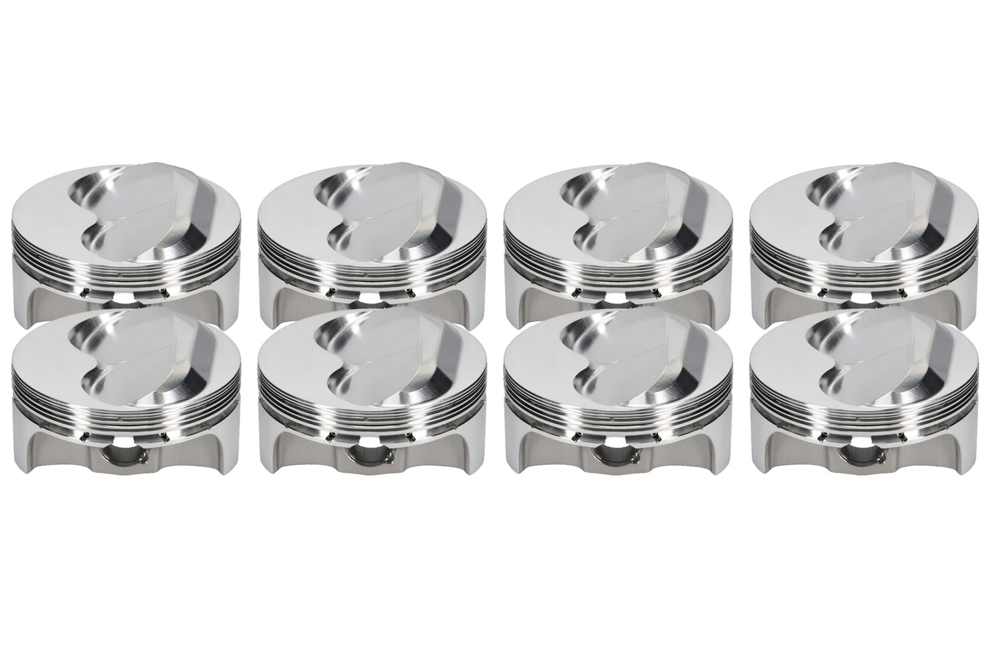 Je Pistons SBC Domed Piston Set 4.125 Bore +10.8cc MPN JEP301475 For Chevy