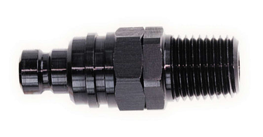 Jiffy-Tite  Q/R Male 1/8in NPT Plug Black 22802