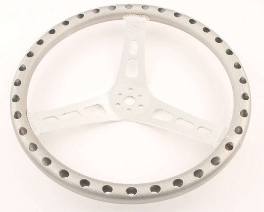 Joes Racing Products  14in Dished Steering Wheel Aluminum 13514-A