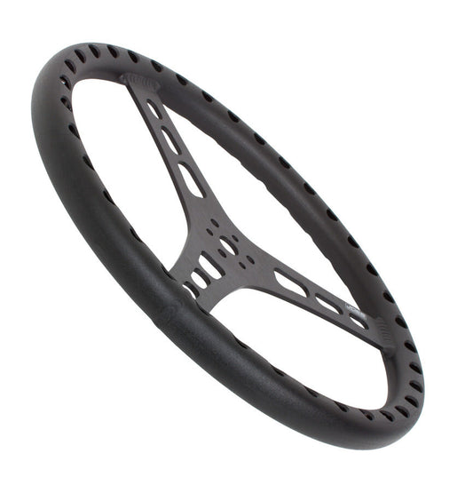 Joes Racing Products  15in LW Flat Steering Wheel Black 13535-B