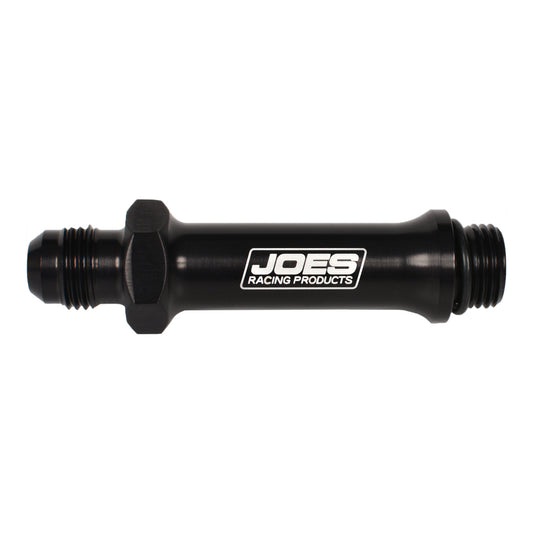 Joes Racing Products  Port Fitting -6an Extended Black 42050-B