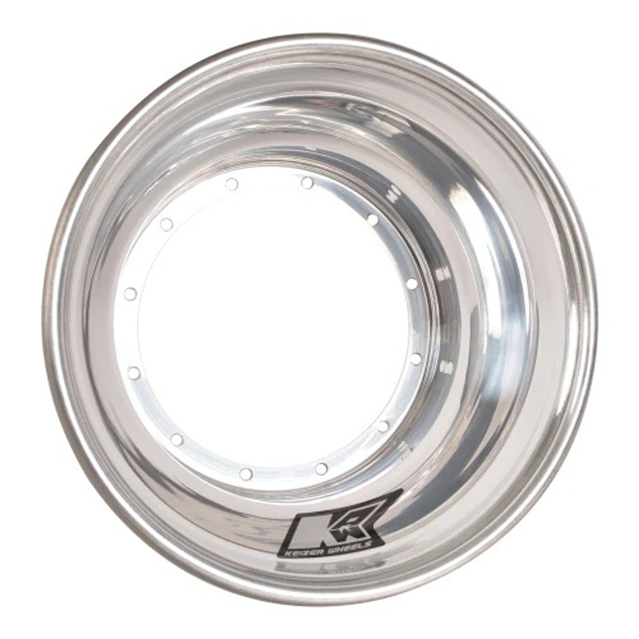 KEIZER ALUMINUM WHEELS, INC.   Wheel Half 12-Blt 10in x 6in Polished   KAW106