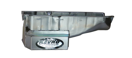 Kevko Oil Pans & Components SBC Oil Pan C/T 6qt LH Dipstick 57-79 MPN KEV1087 For Chevy