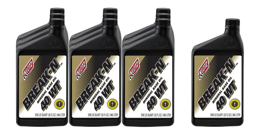 Klotz Synthetic Lubricants Break-N Mineral Base Oil 40WT Case 1 Quart MPN KLOKE-903-10