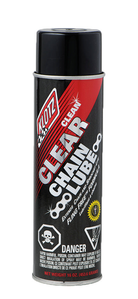 Klotz Synthetic Lubricants  Clear Chain Lube 16 Ounces  KLOKL-611