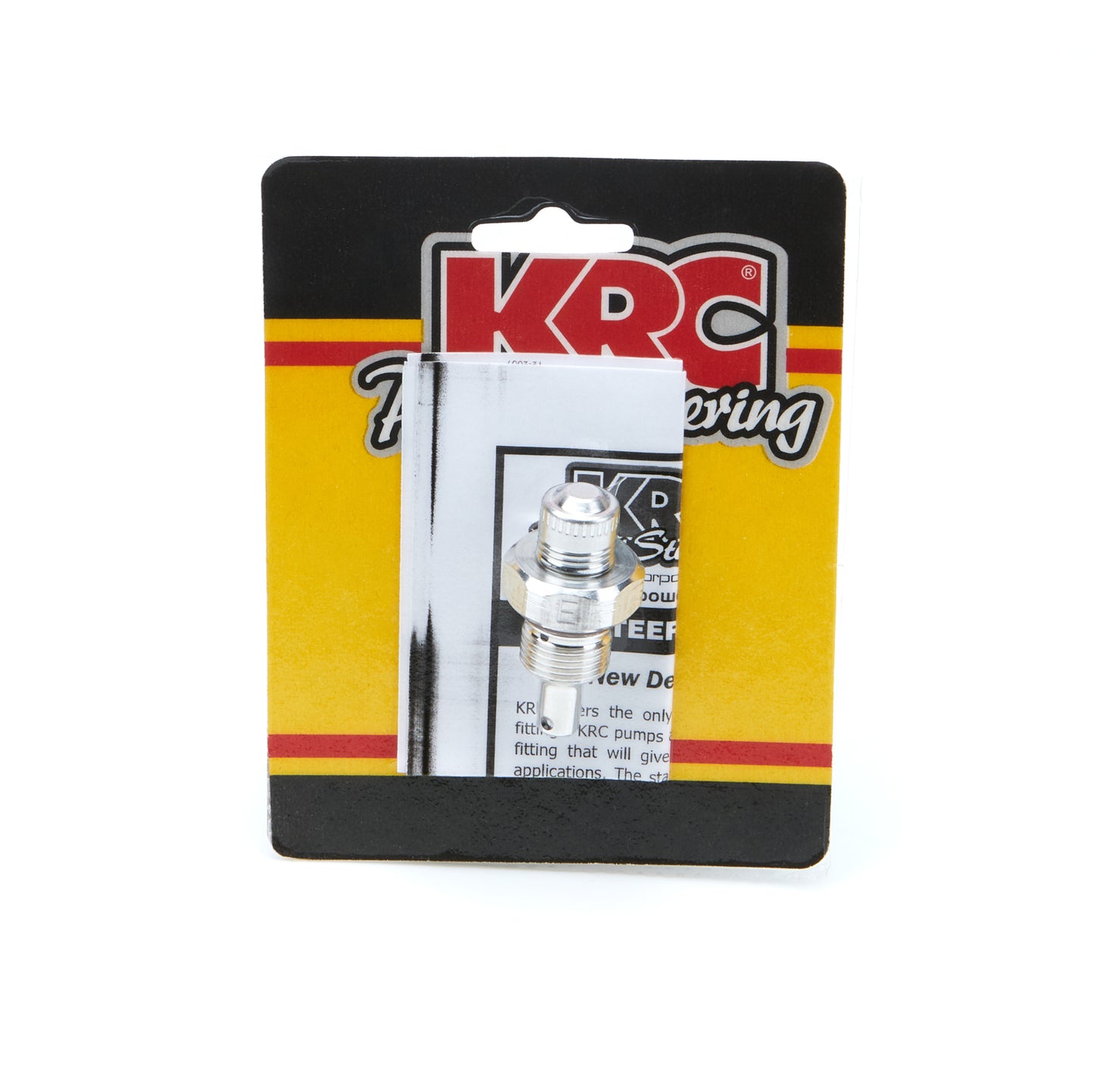 KRC POWER STEERING  Alum Flow Valve -6an Male ID - E   KRC25312000