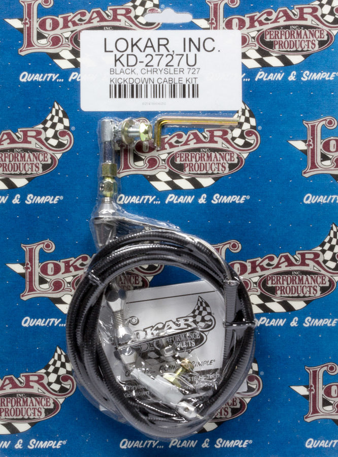 Lokar Universal Throttle Cable Chrysler 727 Black MPN LOKKD-2727U