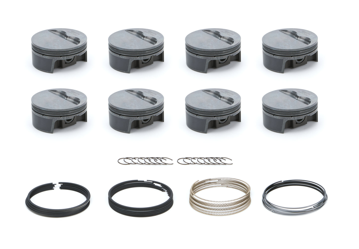Mahle Pistons SBC FT PowerPak Piston Set 4.165 Bore -5.0cc MPN MAH930200765 For Chevy