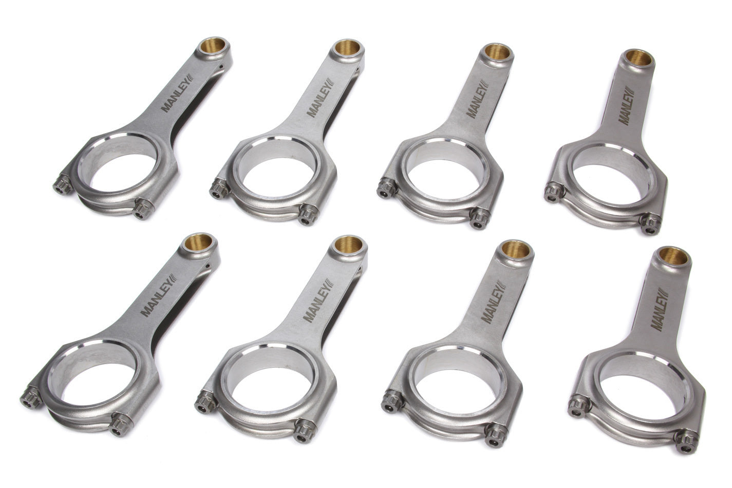 Manley 6.125 4340 H-Beam Rod Set - GM LS MPN MAN15051R-8 For GM LS-Series