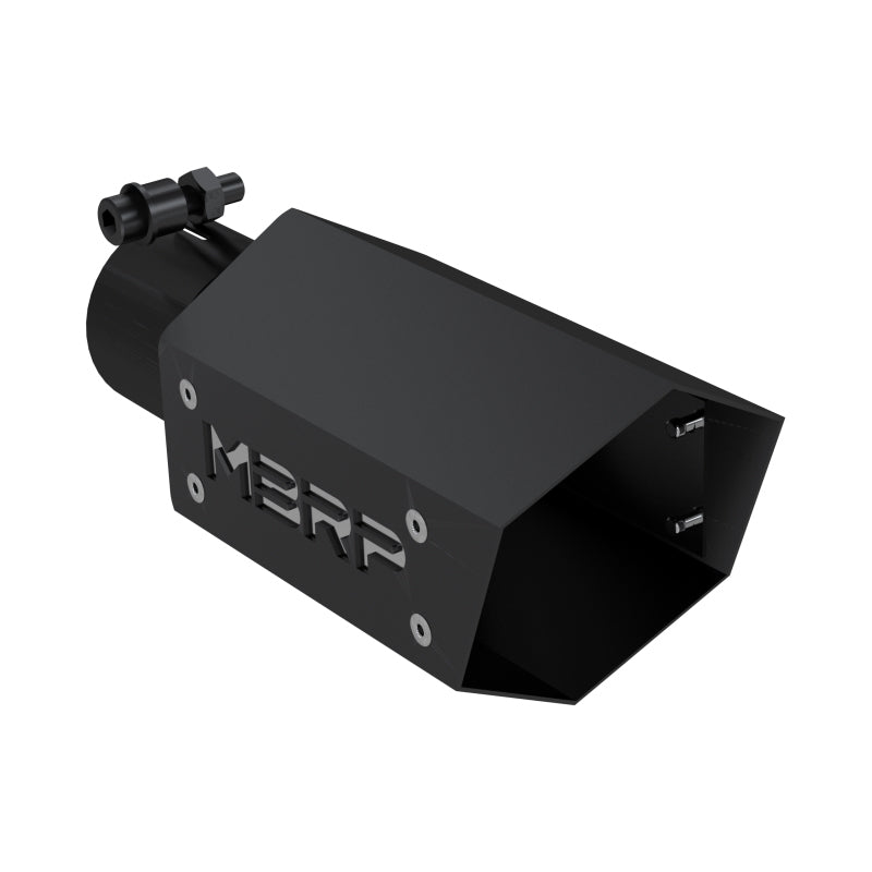 Mbrp, Inc 4in Hex Exhaust Tip 2.5 in Inlet 10in Long Black MPN MBRT5173BLK