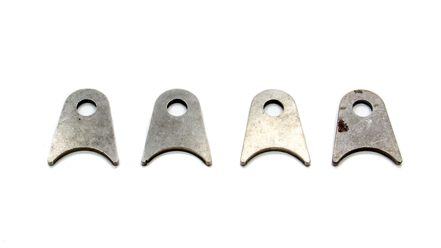 Meziere 4130 Moly Chassis Tab - Flat - 3/8 Hole (4pk) MPN MEZCT10512C