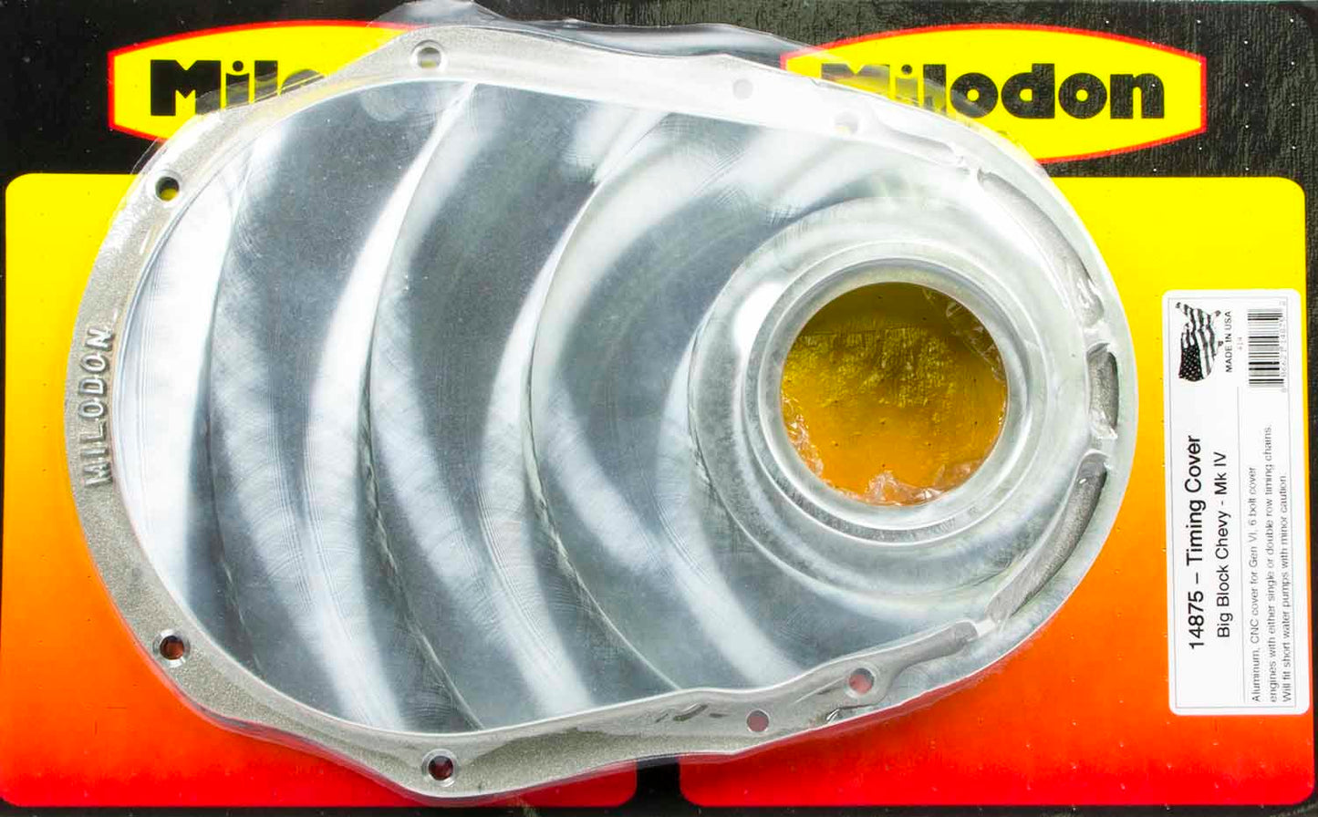 Milodon BBC Gen VI Aluminum Timing Cover MPN MIL14875 For Chevy